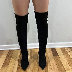 Forever thigh suede boots